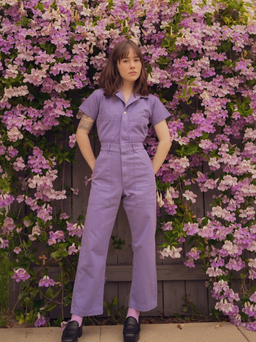 Big Bud Press Women's Faded Grape Jumpsuit XXS